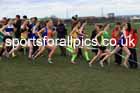 Junior Girls 2024 English Schools Cross Country Champs., Pontefract, March 16th.  Photo: David T. Hewitson/Sports for All Pics